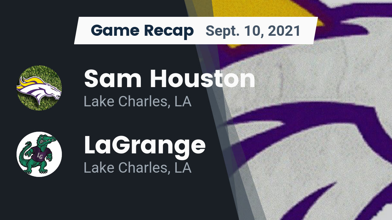 sam houston high school lake charles la varsity football