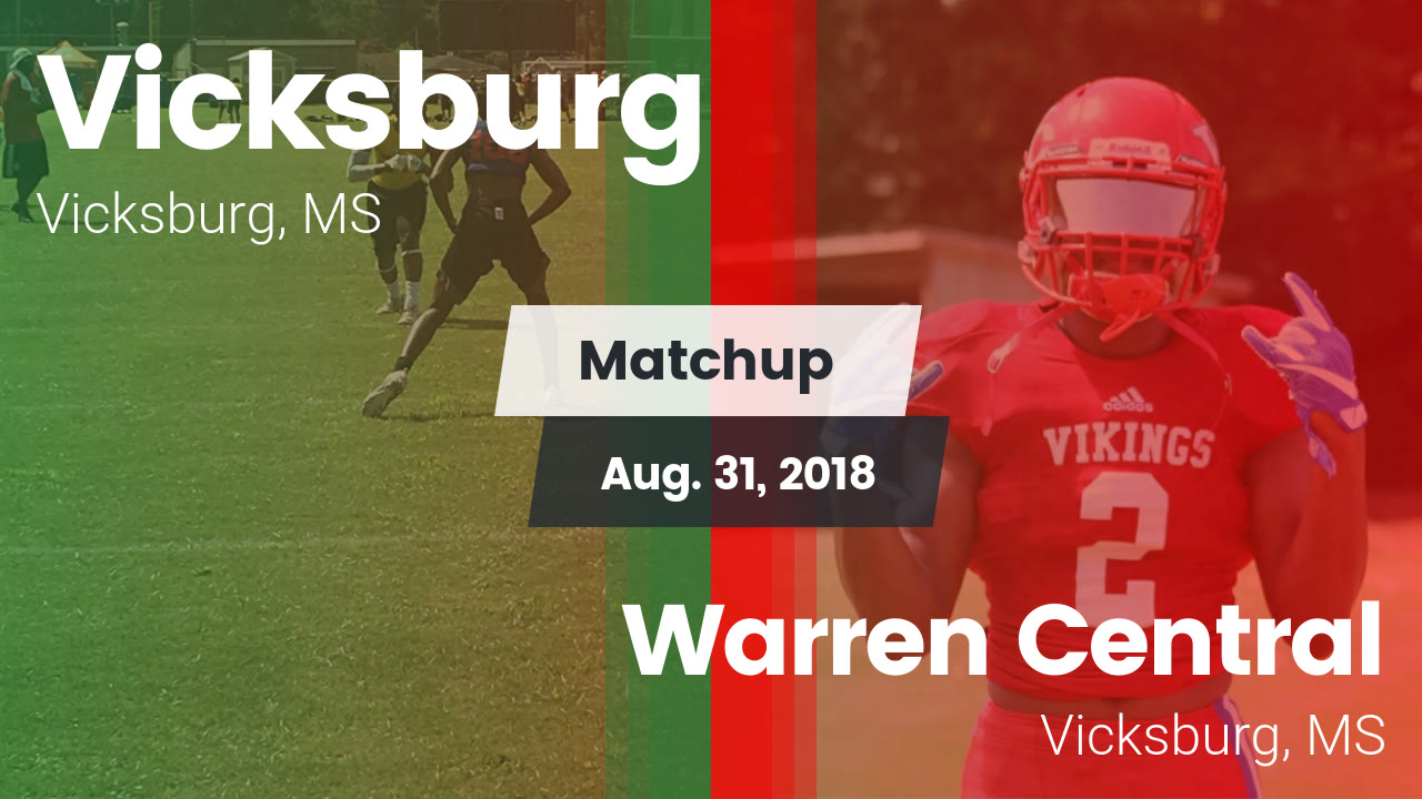 Vicksburg Hs Football Video Matchup Vicksburg Vs Warren Central