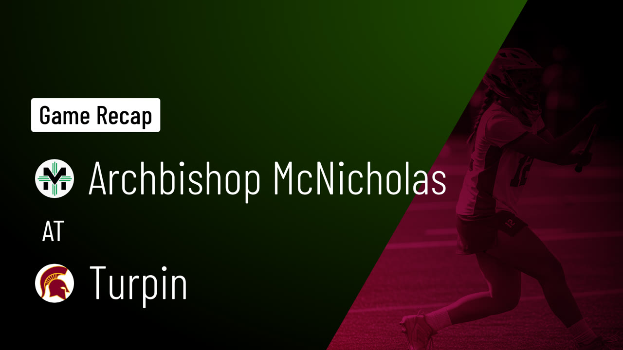 Archbishop McNicholas at Turpin • Game Recap • Mar 31, 2026 ...