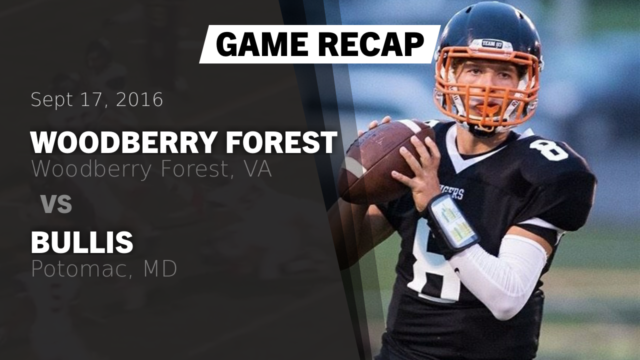 Boys Varsity Football Woodberry Forest High School Woodberry