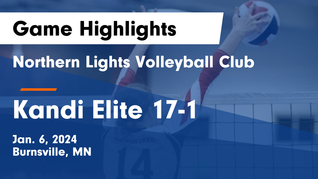 Northern Lights Volleyball Club vs Kandi Elite 171 Game Highlights