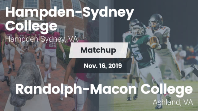 Mens Varsity Football Hampden Sydney College Hampden Sydney