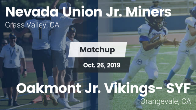 14 Under Nevada Union Jr Miners Grass Valley California Football Hudl