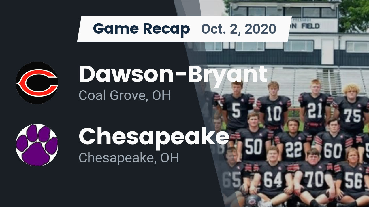 DawsonBryant HS Football Video "Recap DawsonBryant vs. Chesapeake