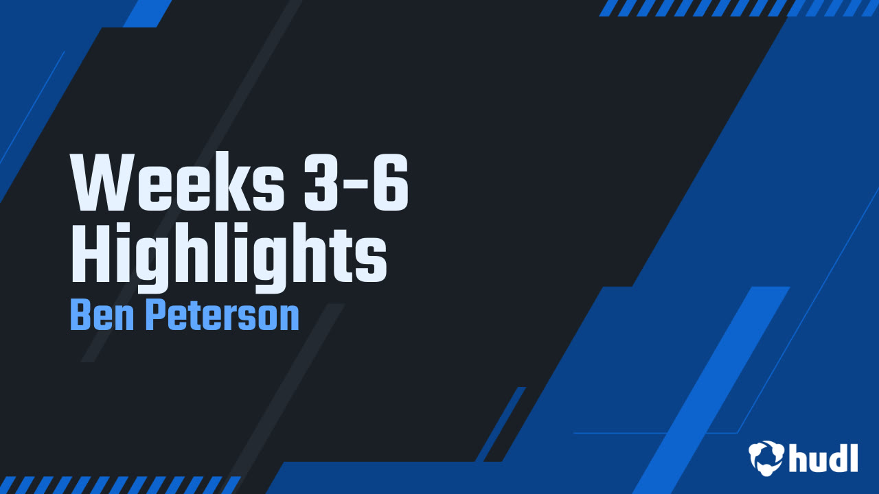 Weeks 4-6 Highlights