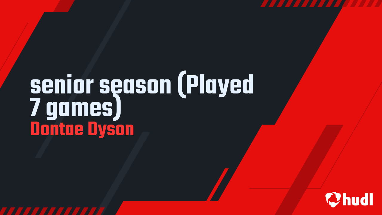 Dontae Dyson - Northridge - 2025 Senior Season Highlights 