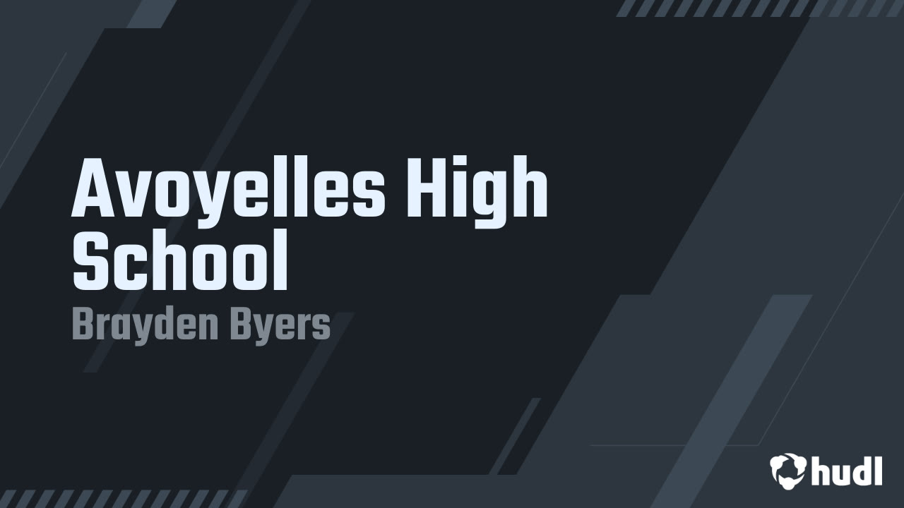 Avoyelles High School Brayden Byers highlights Hudl