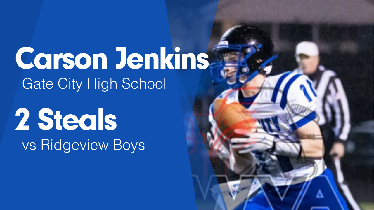 Jenkins Carson's (Gate City, VA) Video "2 Steals vs Ridgeview Boys