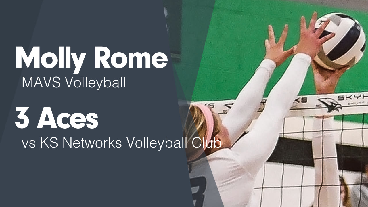 3 Aces vs KS Networks Volleyball Club - Molly Rome highlights