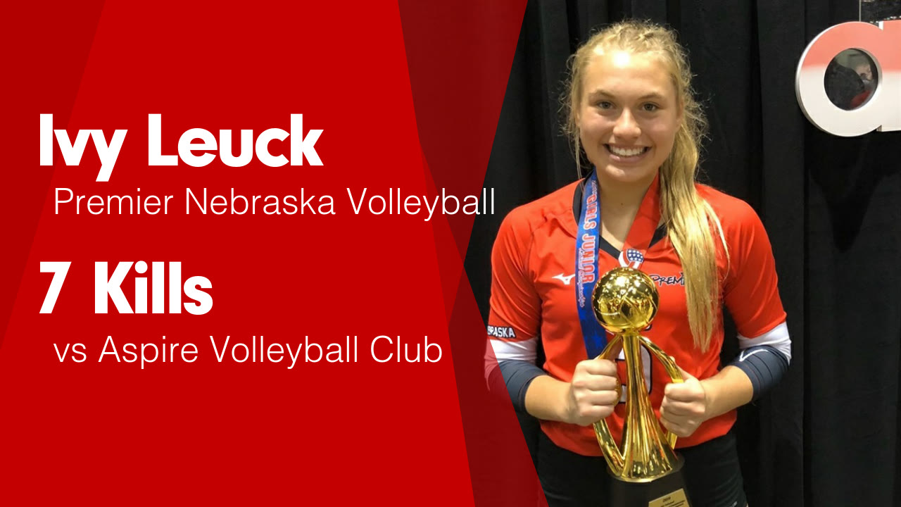 7 Kills vs Aspire Volleyball Club Ivy Leuck highlights Hudl