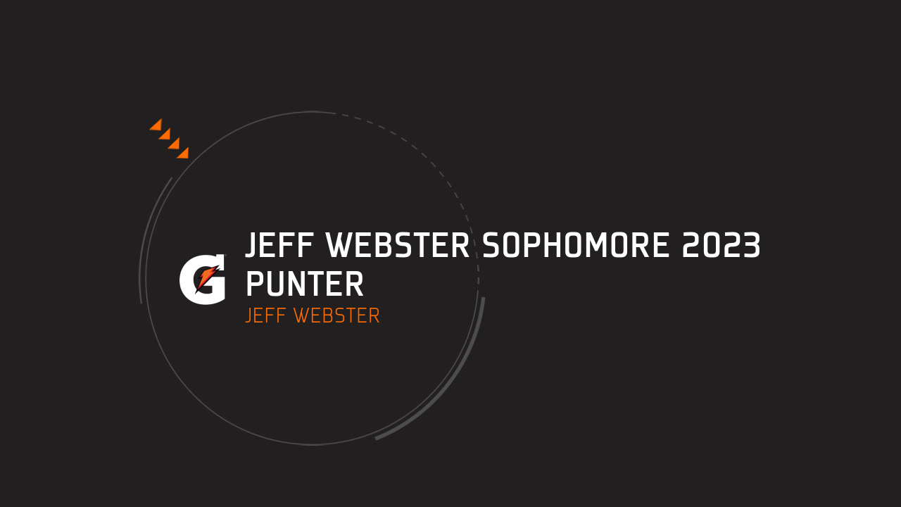 Jeff Webster Sophomore 2023 Punter - Jeff Webster highlights - Hudl
