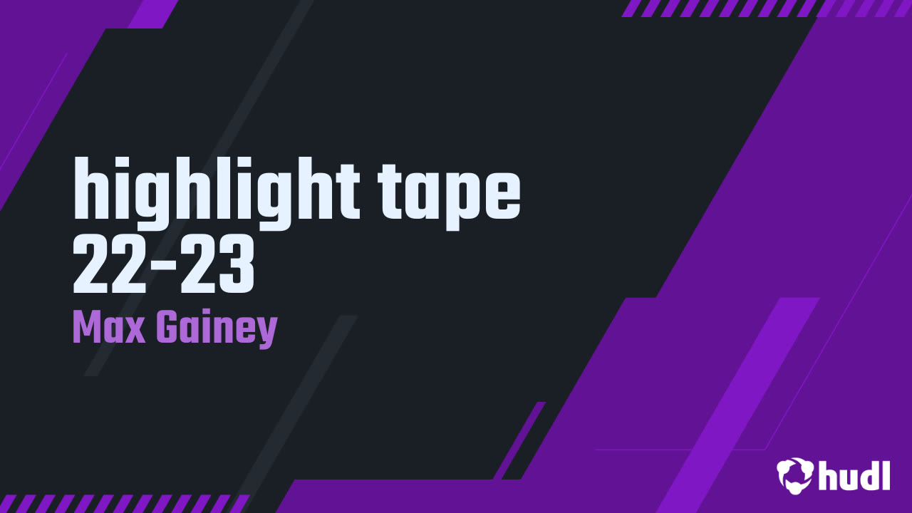 highlight tape 2223 Max Gainey highlights Hudl