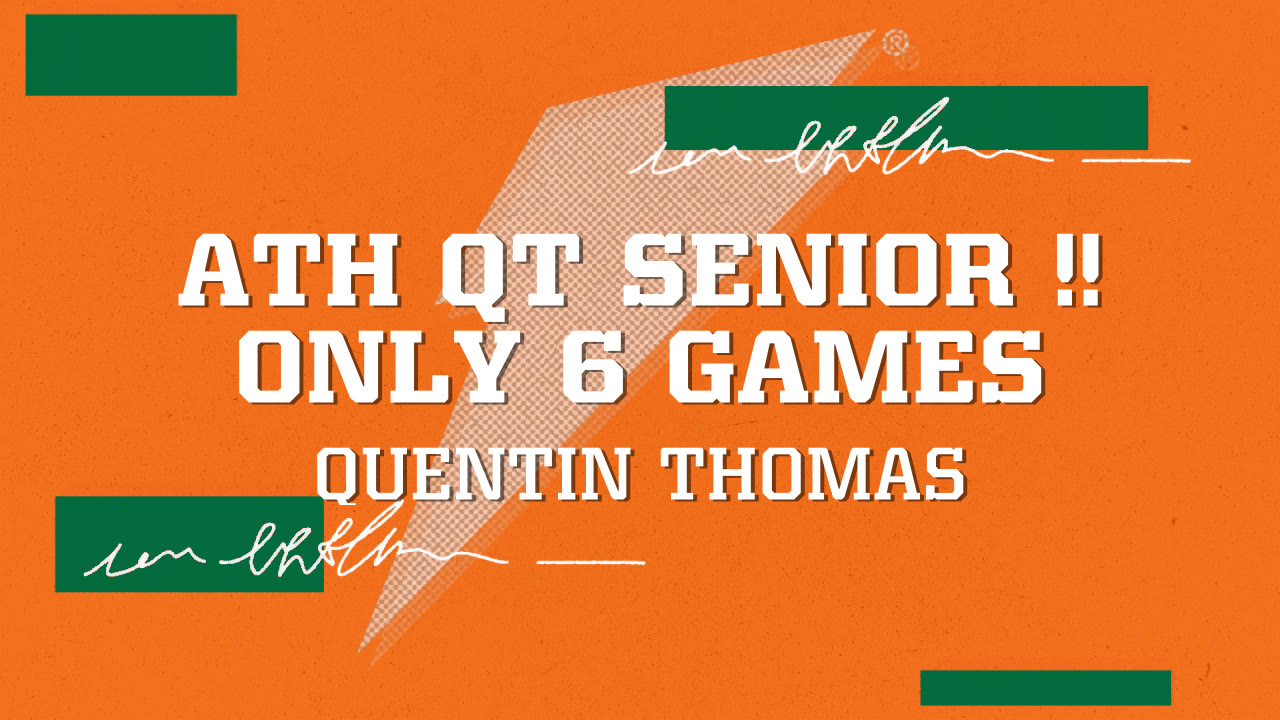 ATH QT SENIOR !! Only 6 Games - Quentin Thomas highlights - Hudl