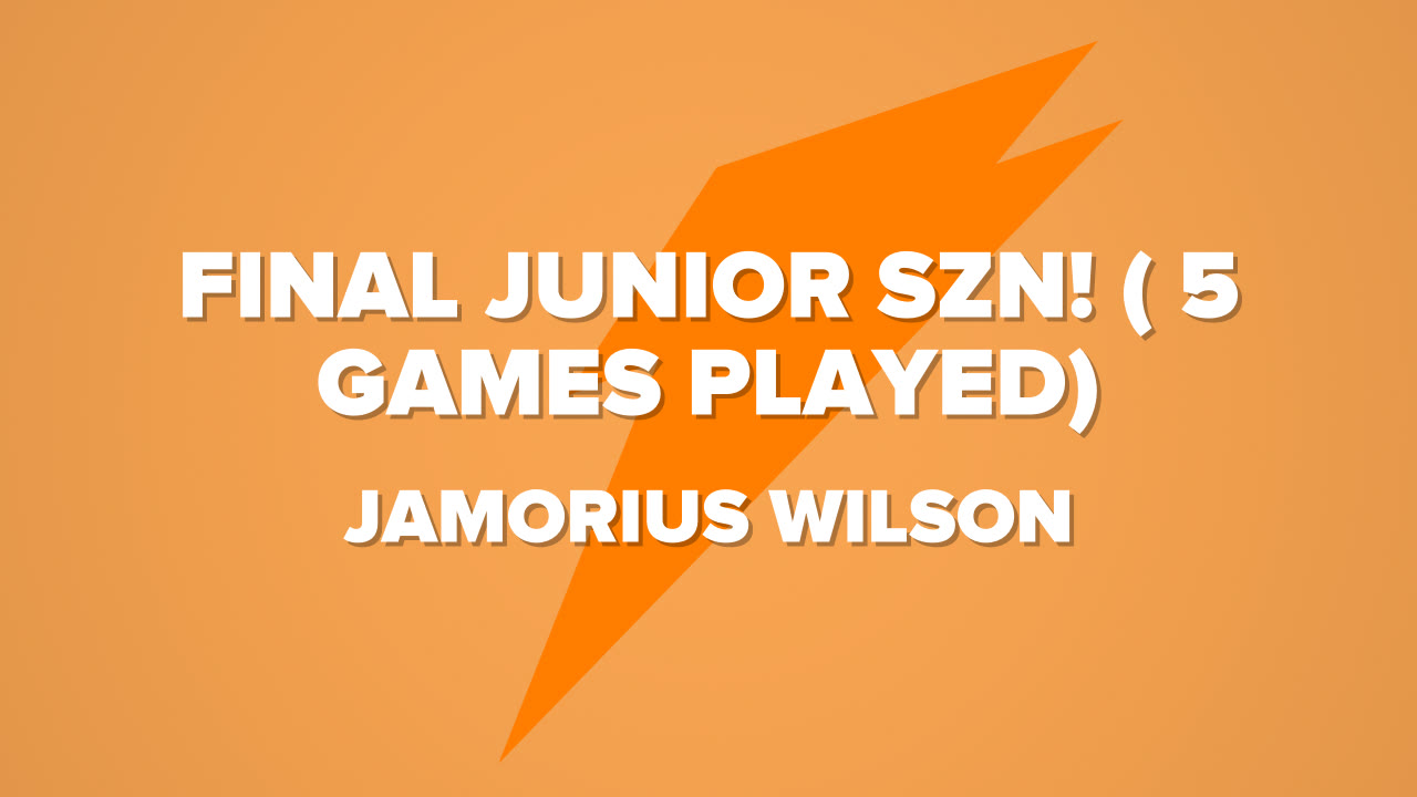 Final Junior SZN! ( 5 Games Played) Jamorius Wilson highlights Hudl