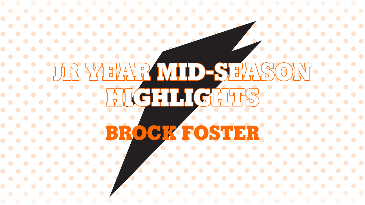 Jr Year MidSeason Highlights Brock Foster highlights Hudl