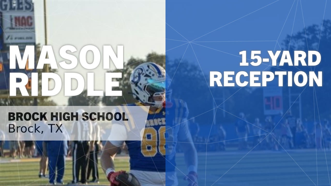 15-yard Reception vs Graham - Mason Riddle highlights - Hudl