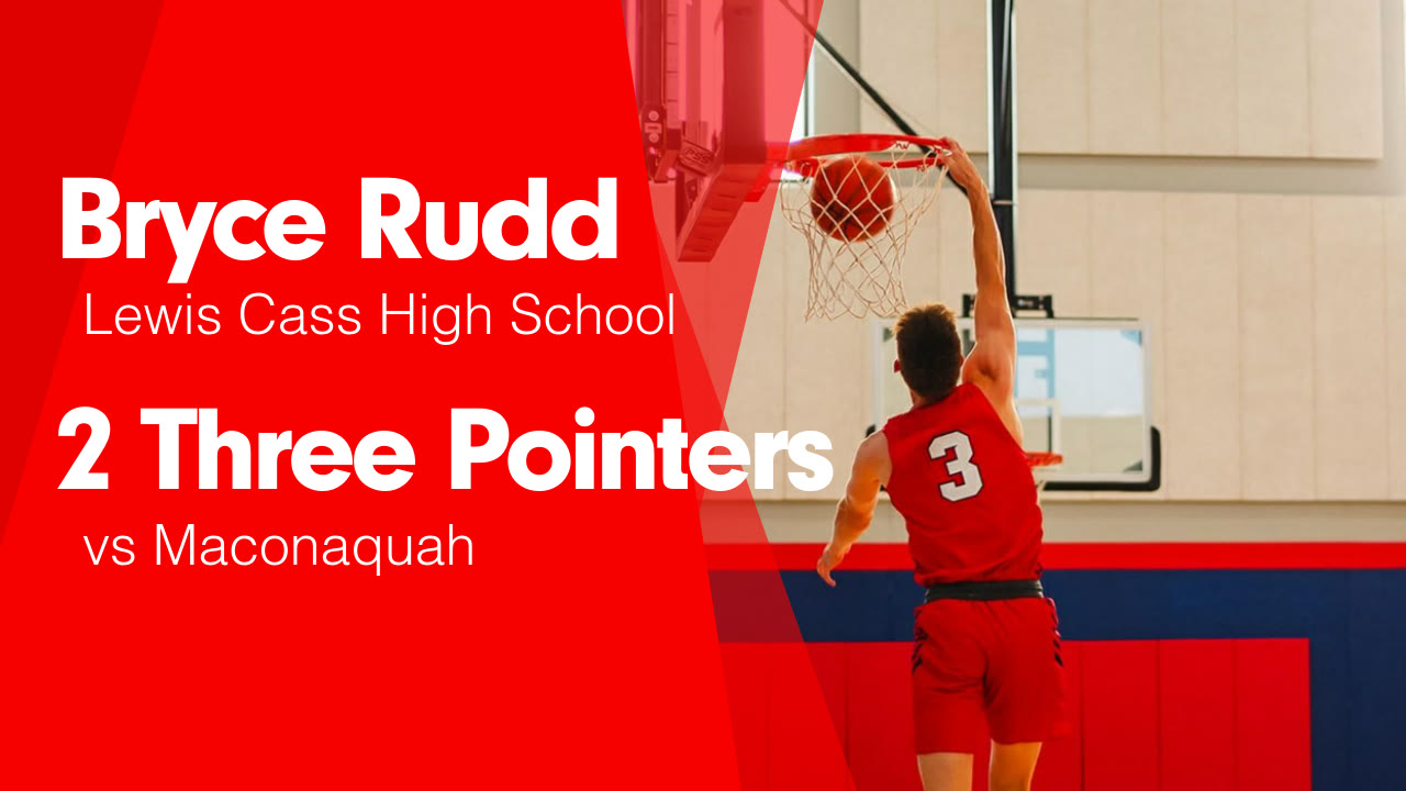 2 Three Pointers vs Maconaquah - Bryce Rudd highlights - Hudl