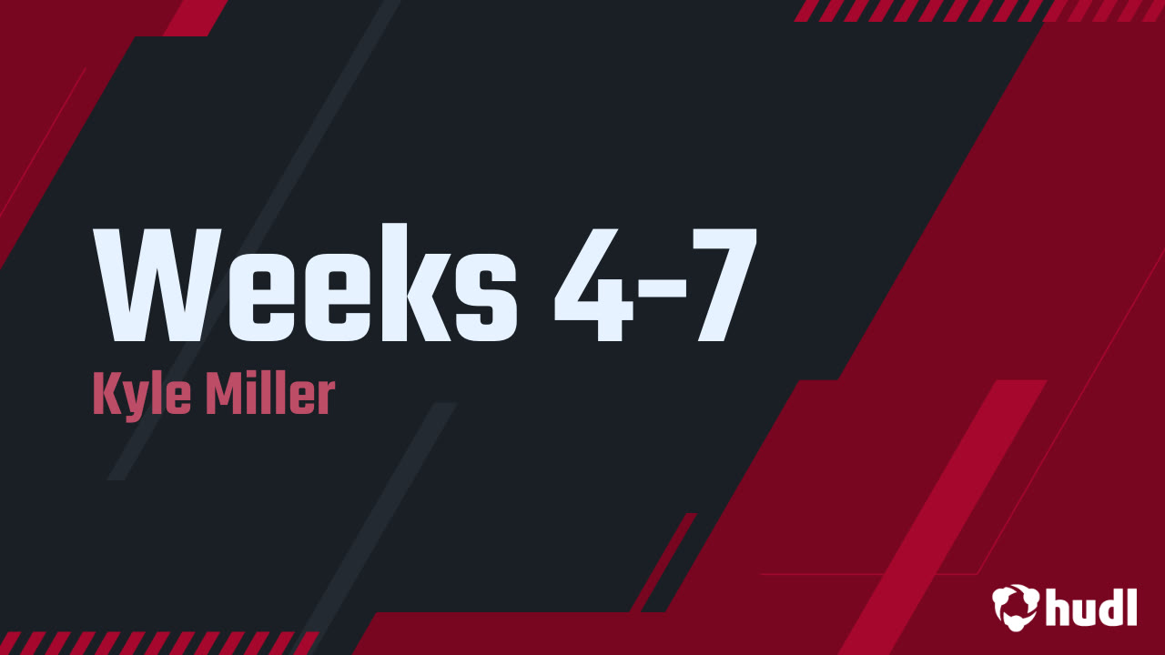 Weeks 4-7 - Kyle Miller highlights - Hudl