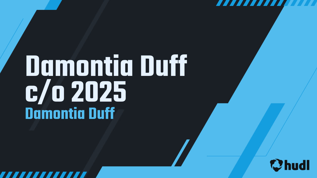 Damontia Duff c/o 2025 - Damontia Duff highlights - Hudl