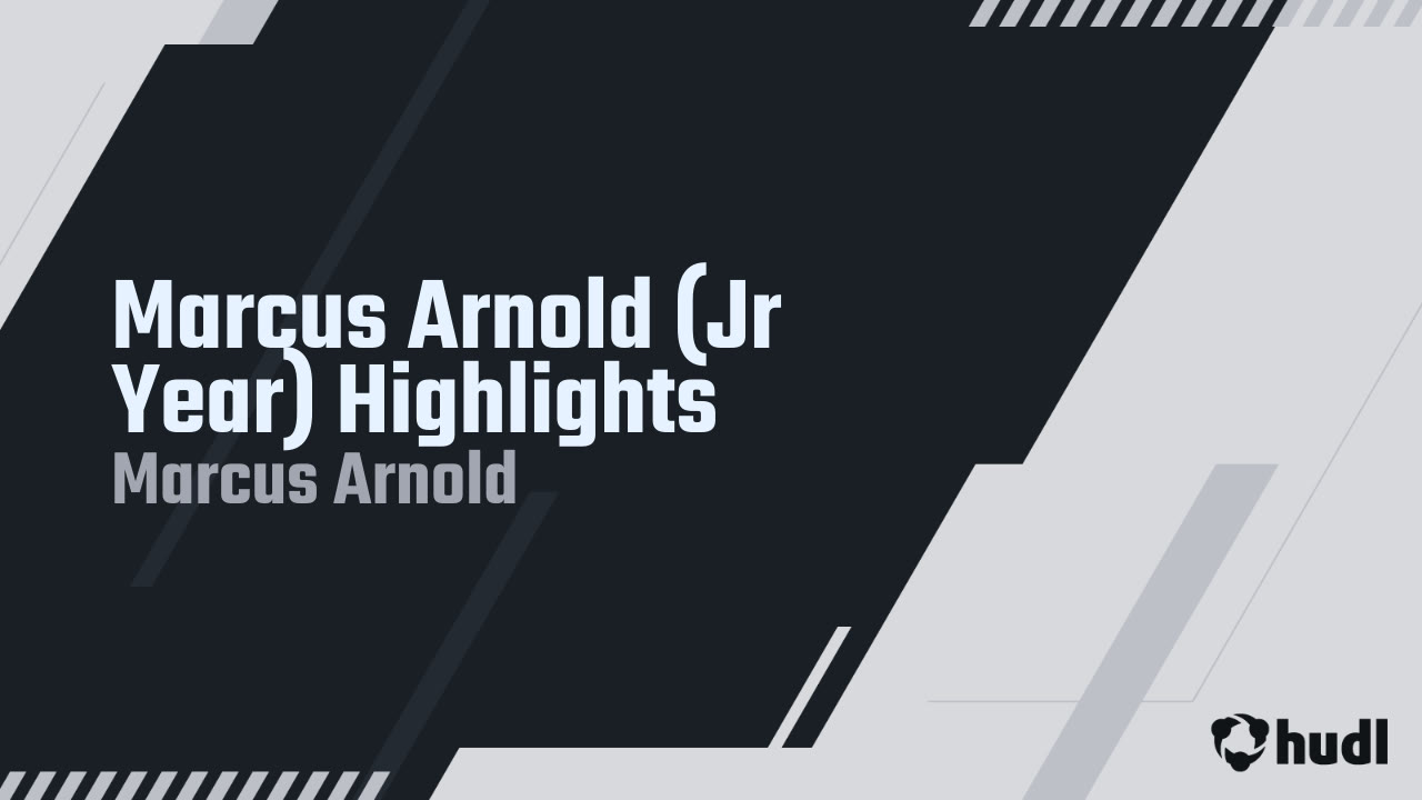 Marcus Arnold (Jr Year) Highlights