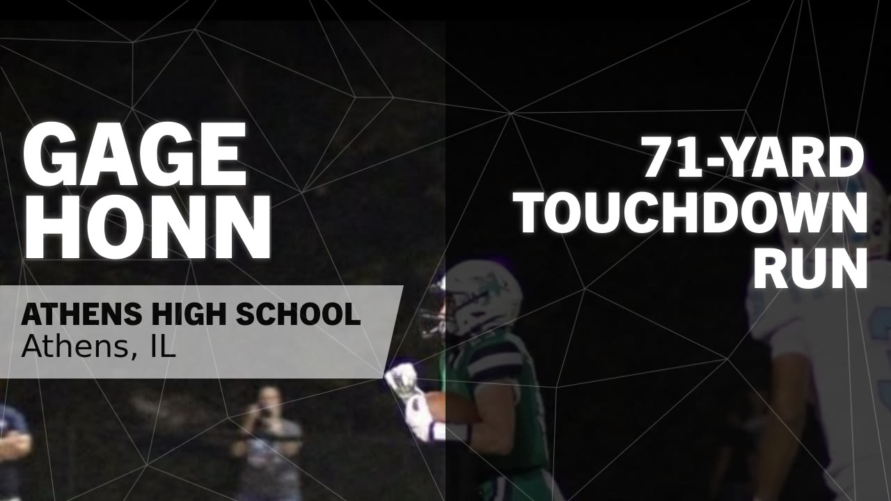 71-yard Touchdown Run vs Olympia - Gage Honn highlights - Hudl
