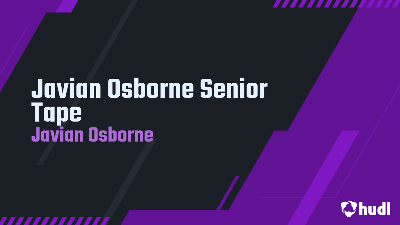 Javian Osborne - Forney - 2025 Senior Season Highlights