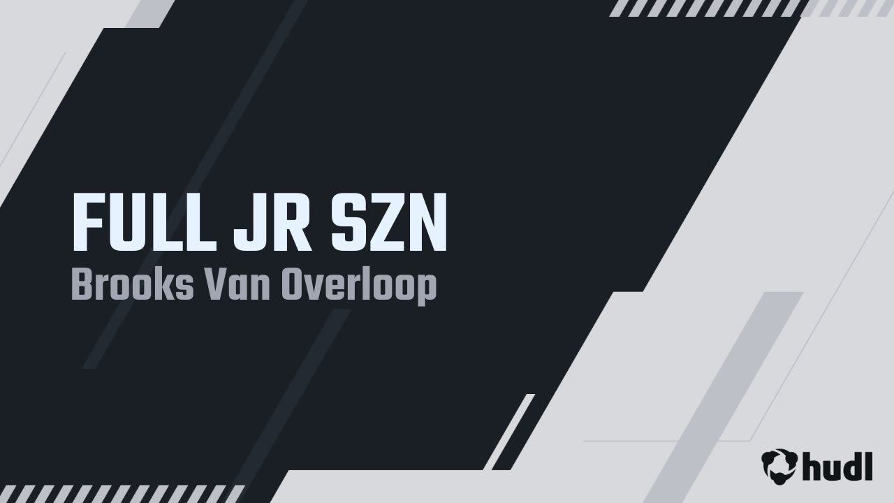 FULL JR SZN - Brooks Van Overloop highlights - Hudl