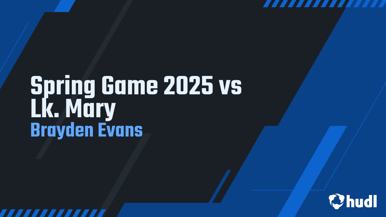 Spring Game Vs Lake Mary