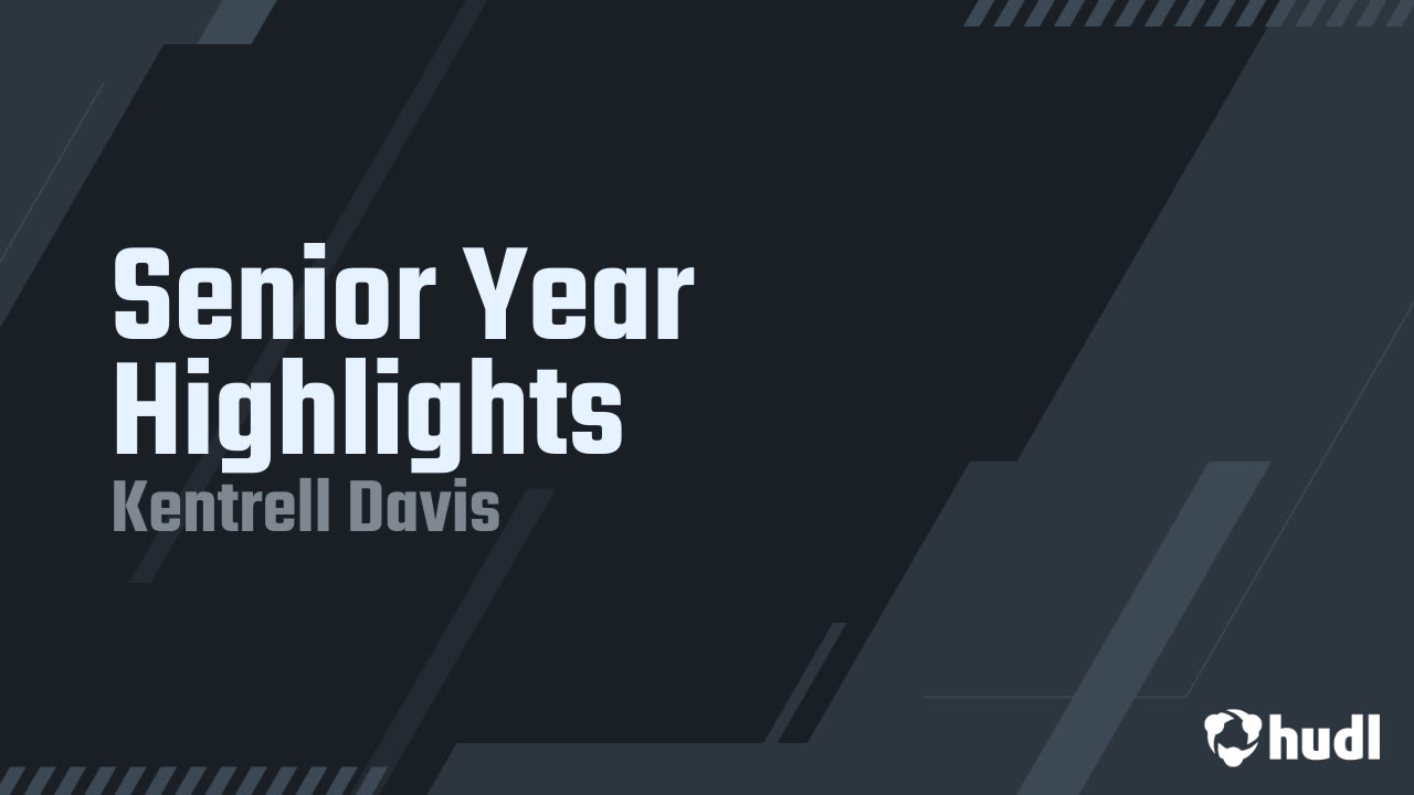 Kentrell Davis - Parker - 2025 Senior Season Highlights 