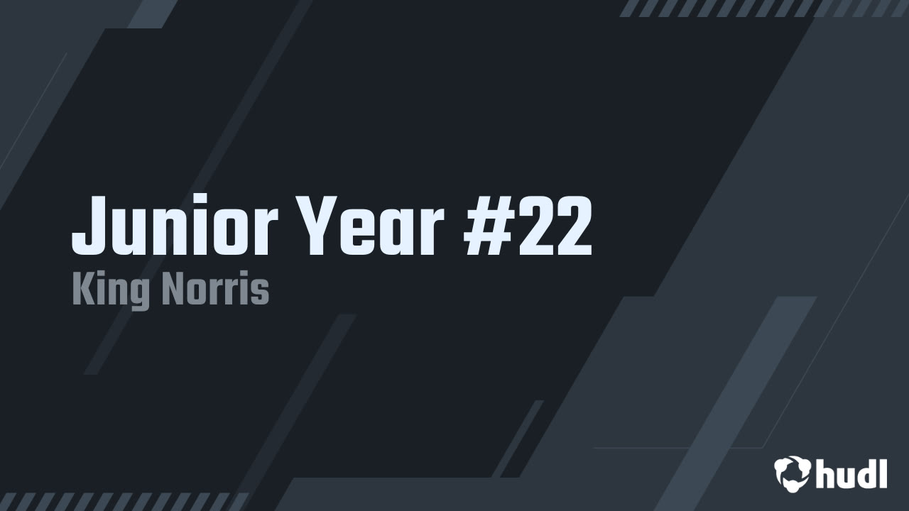 Norris 22 Racing Letters Junior Year #22 - King Norris highlights - Hudl