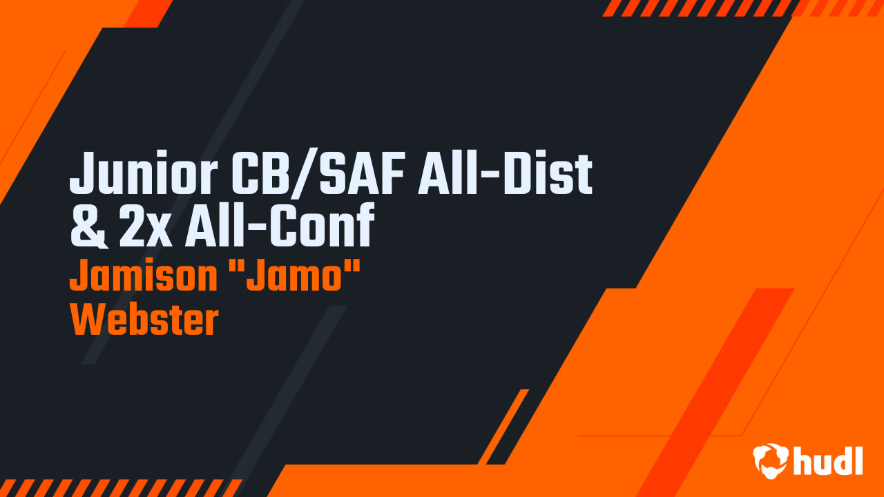 Junior CB/SAF All-Dist & 2x All-Conf - Jamison 
