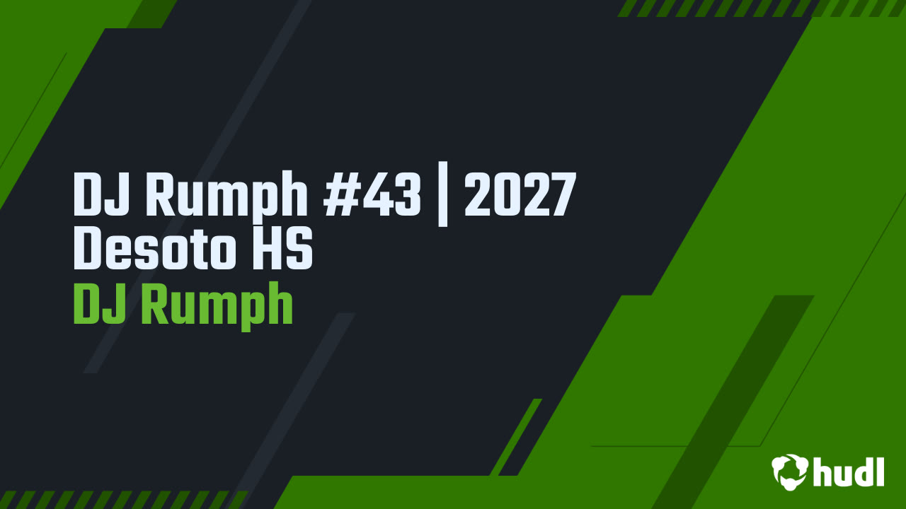 DJ Rumph - DeSoto - 2024 