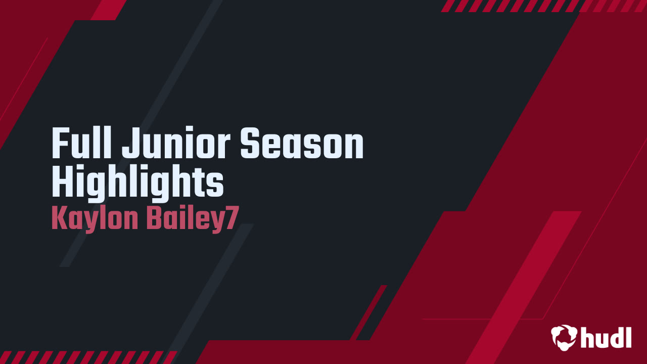 Kaylon Bailey - Glenville - 2025 Junior Season