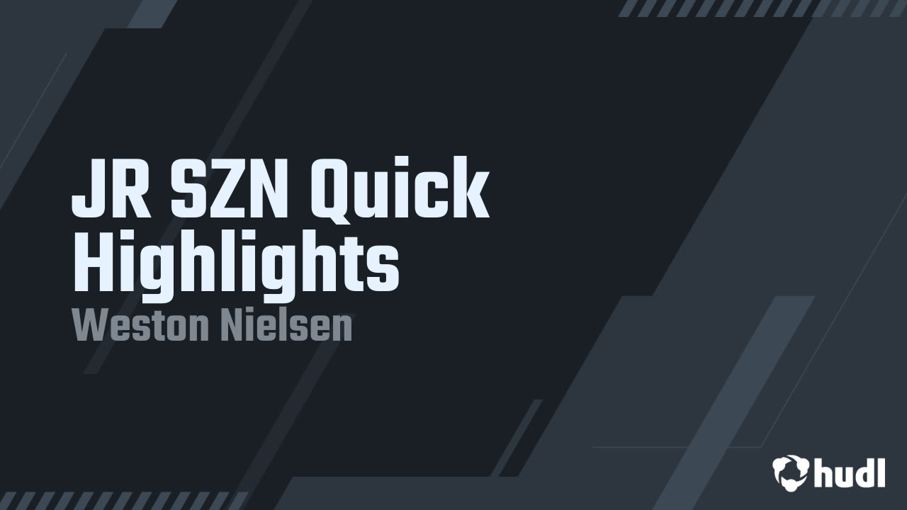 Weston Nielsen - Bastrop - 2025 Junior Season Highlights 