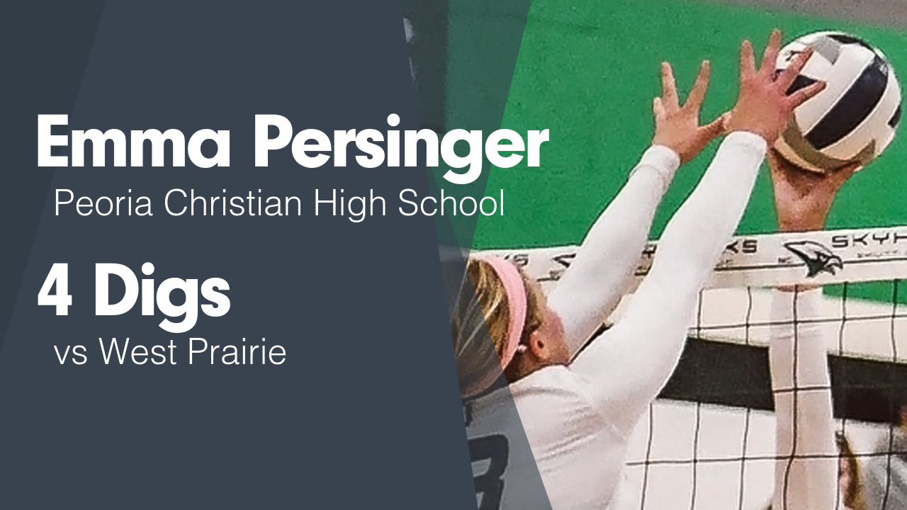 4 Digs vs West Prairie - Emma Persinger highlights - Hudl