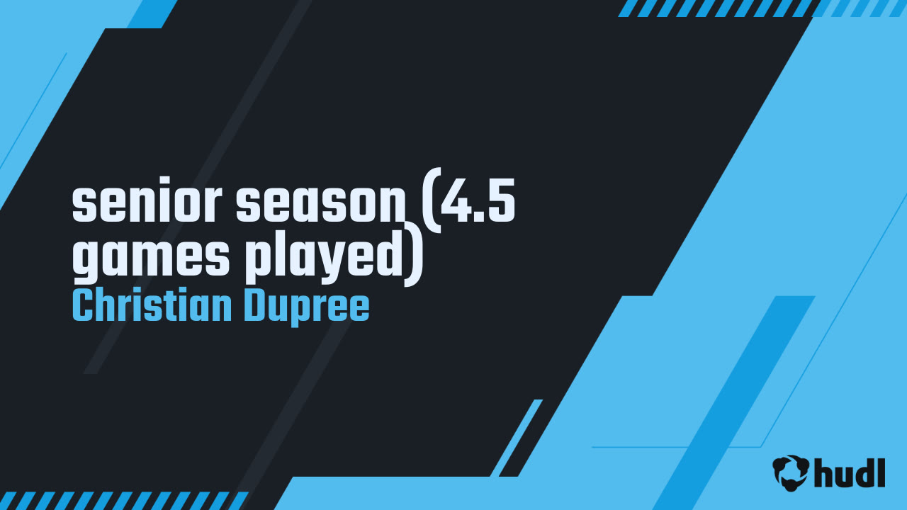 Christian Dupree - Samuel Clemens - 2025 Senior Season Highlights 