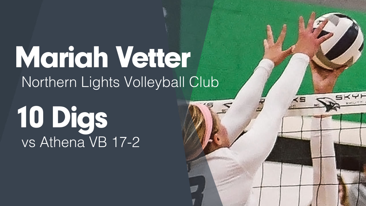 10 Digs vs Athena VB 17-2 - Mariah Vetter highlights - Hudl