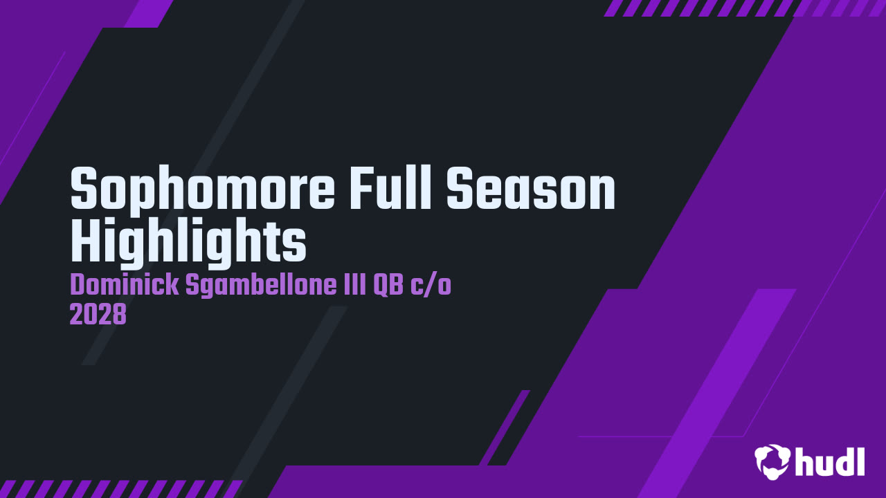 Sophomore Full Season Highlights 