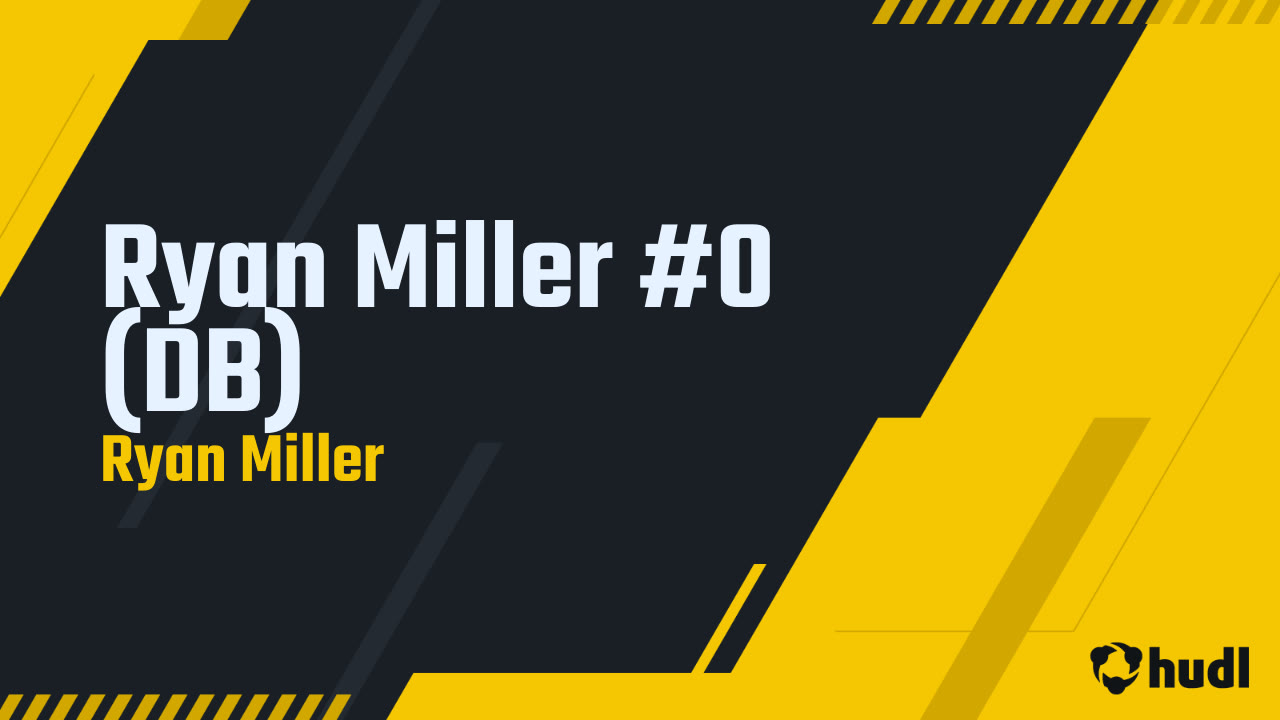 Ryan Miller #12 (DB) - Ryan Miller highlights - Hudl