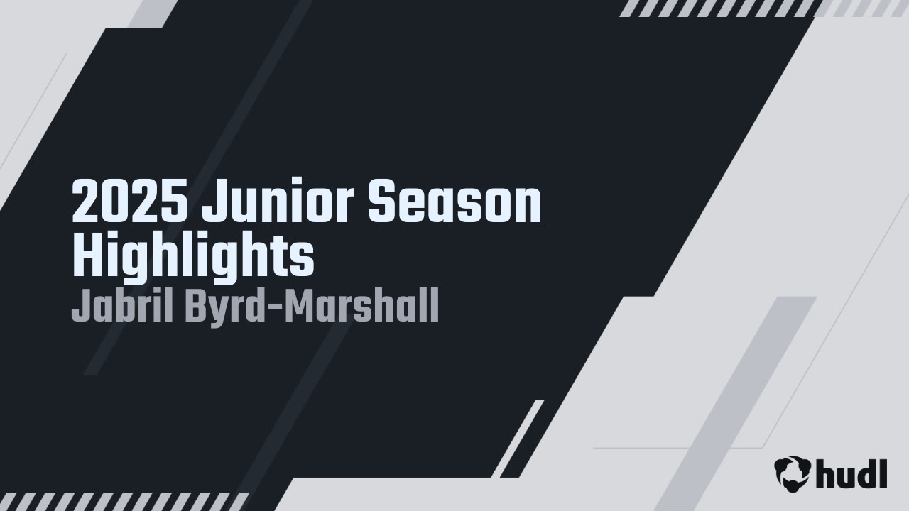 2025 Junior Season Highlights - Jabril Byrd-Marshall highlights - Hudl