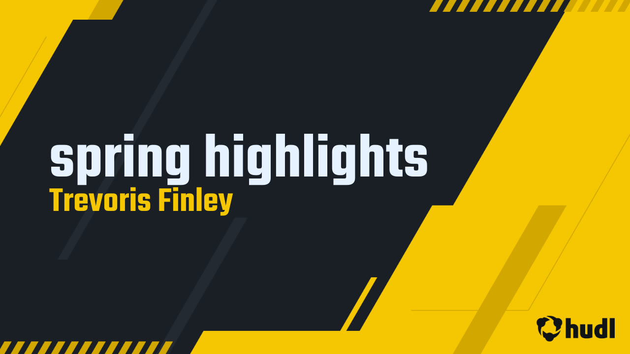 spring highlights - Trevoris Finley highlights - Hudl