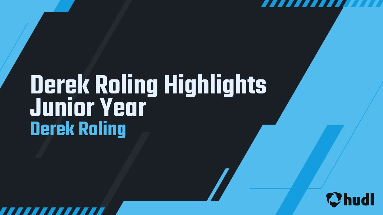Derek Roling Highlights Junior Year - Derek Roling highlights - Hudl