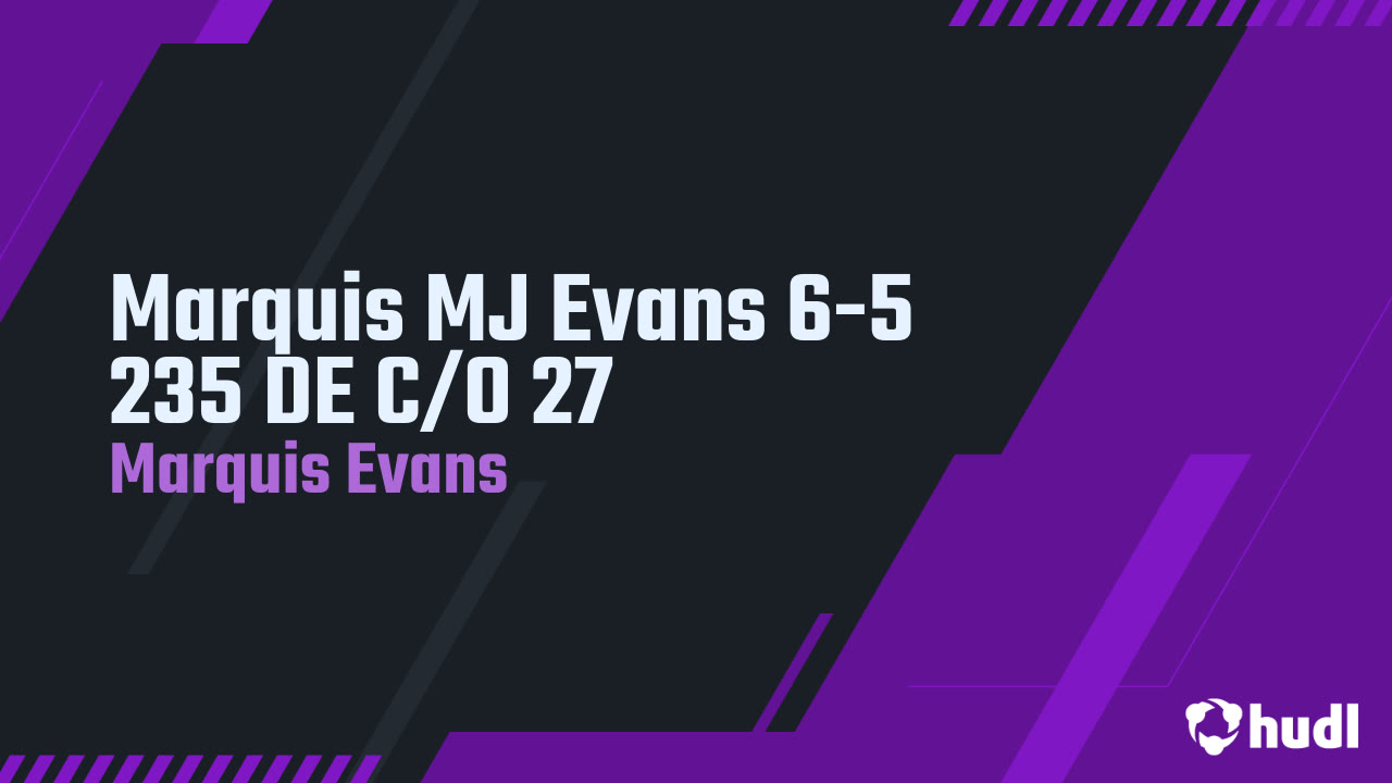 Marquis Evans - Minor - 2024 Sophomore Season Highlights