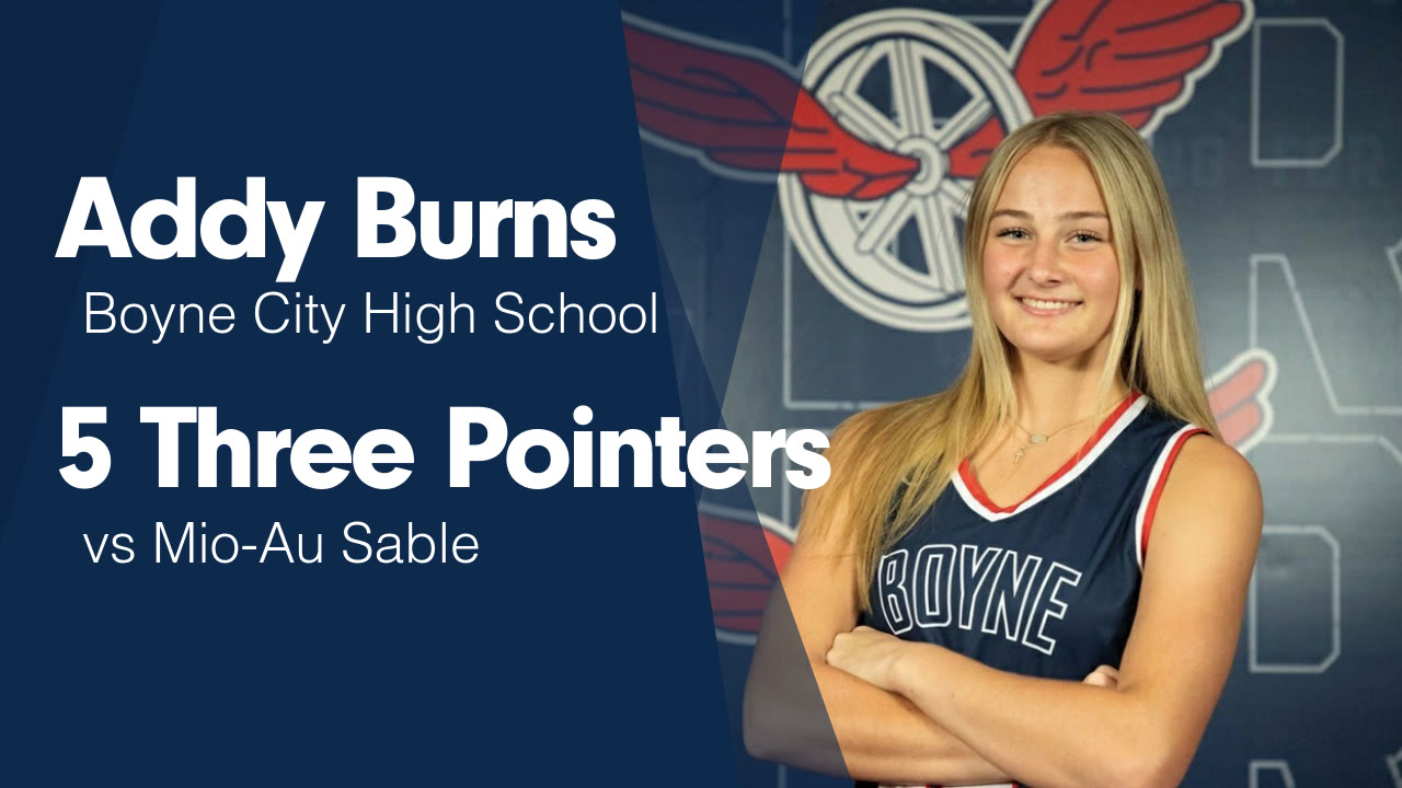 5 Three Pointers vs Mio-Au Sable 