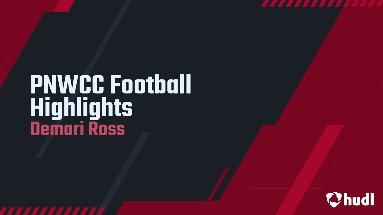 PNWCC Football Highlights - Demari Ross highlights - Hudl