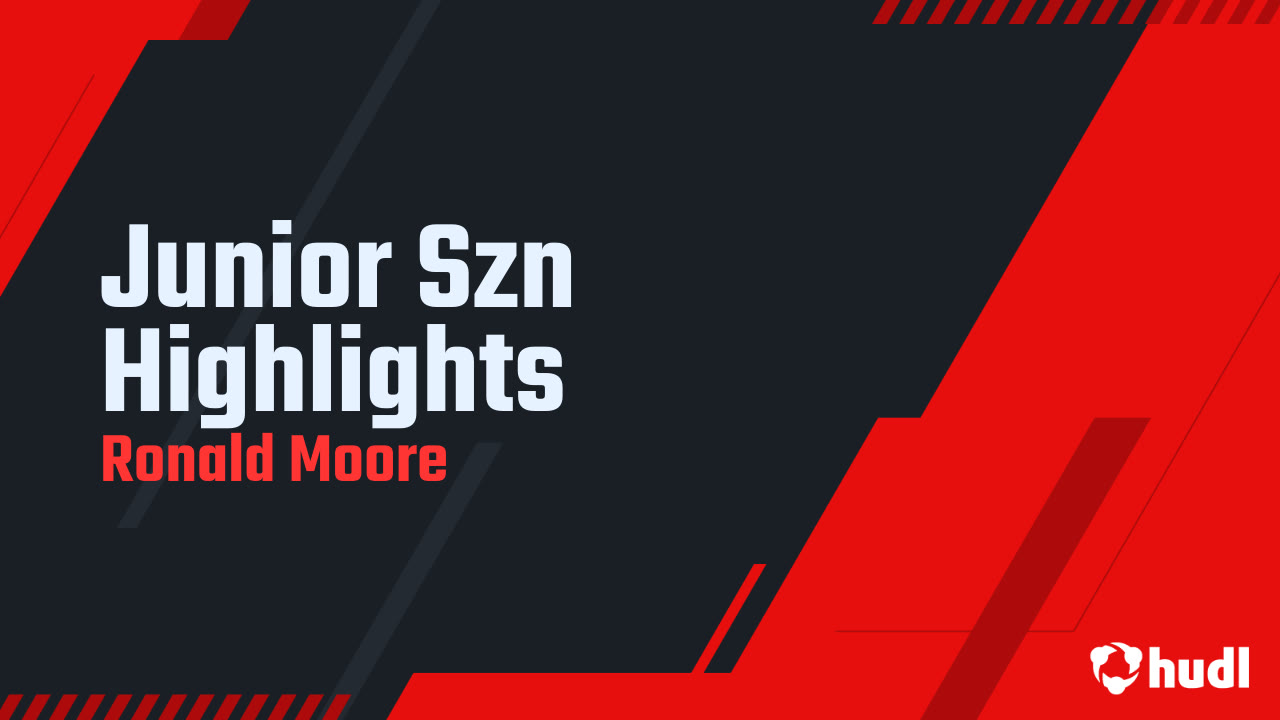 Ronald Moore Junior Season Highlights