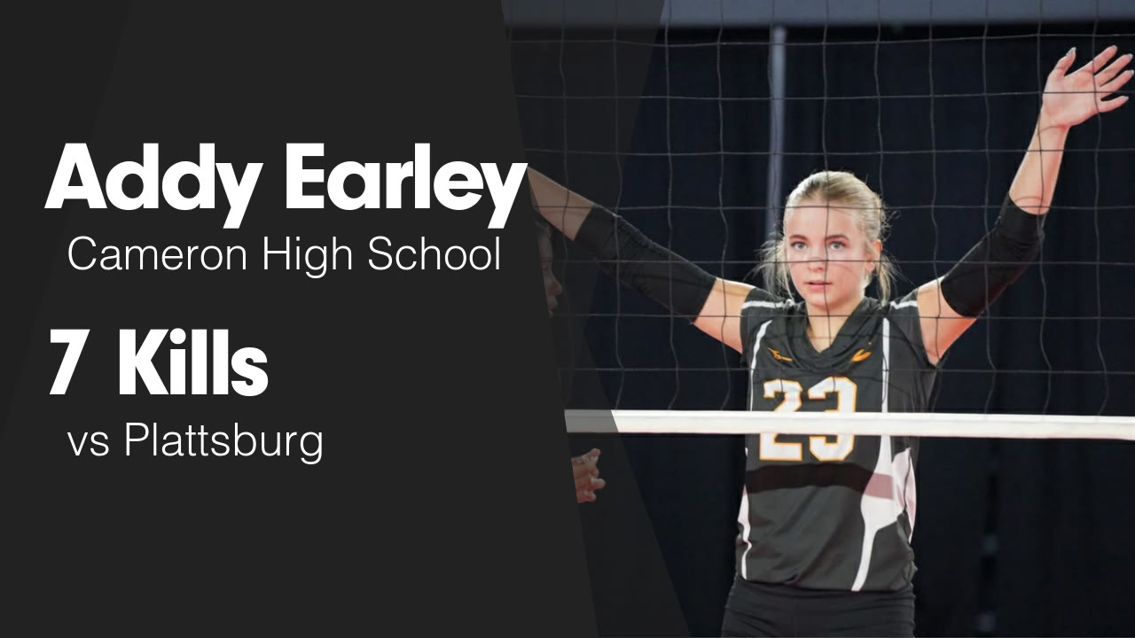 7 Kills vs Plattsburg - Addy Earley highlights - Hudl