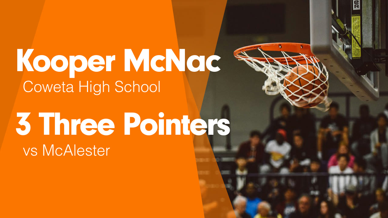 3 Three Pointers vs McAlester - Kooper McNac highlights - Hudl