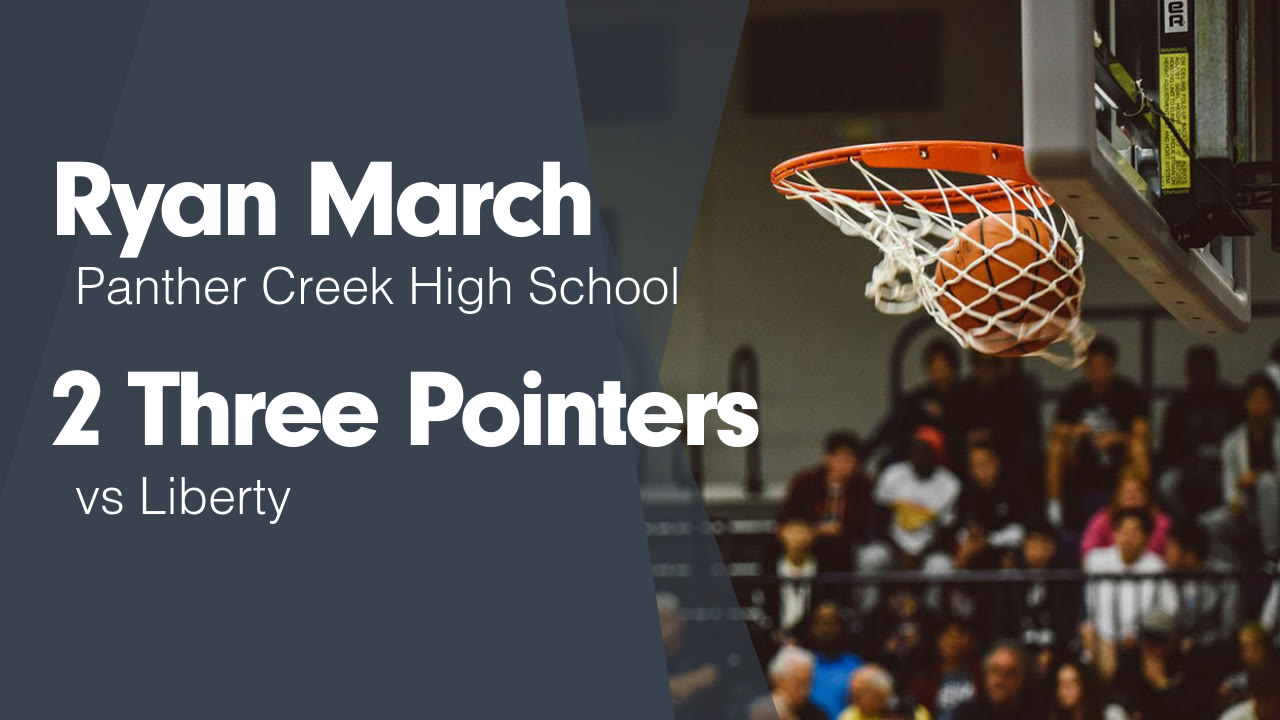 2 Three Pointers vs Liberty - Ryan March highlights - Hudl